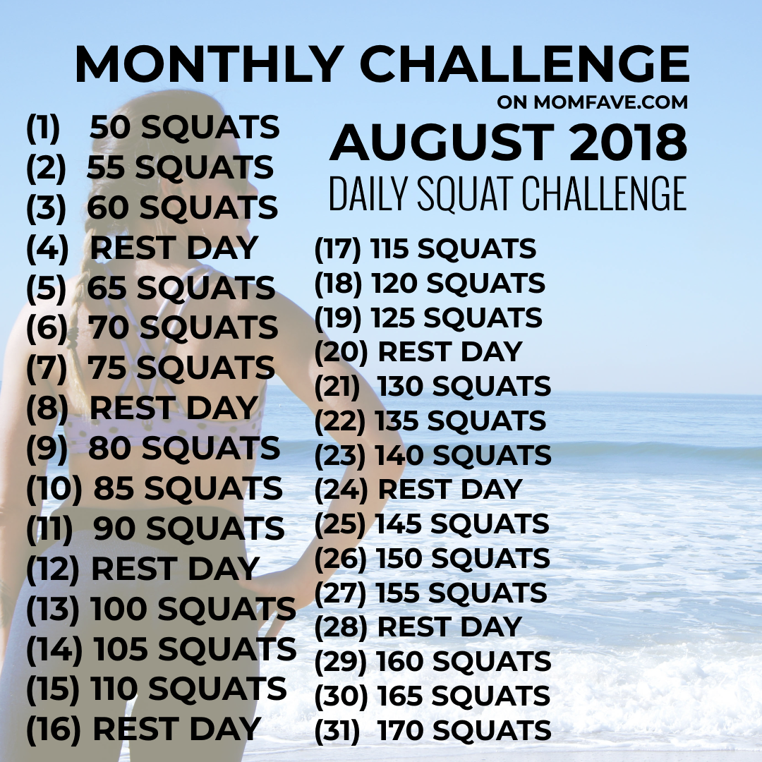 Monthly Squat Challenge