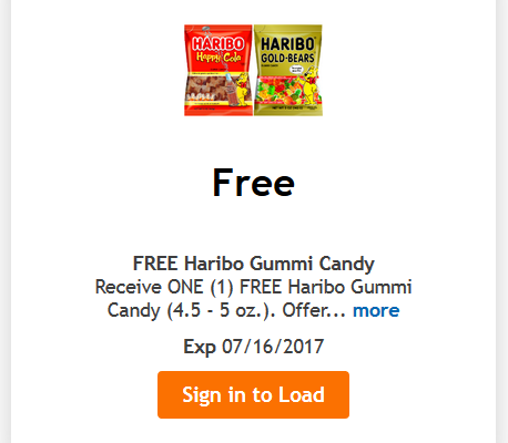 free haribo gummy