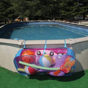 Pool Organizer for Floats, Balls, Inflatable Toys